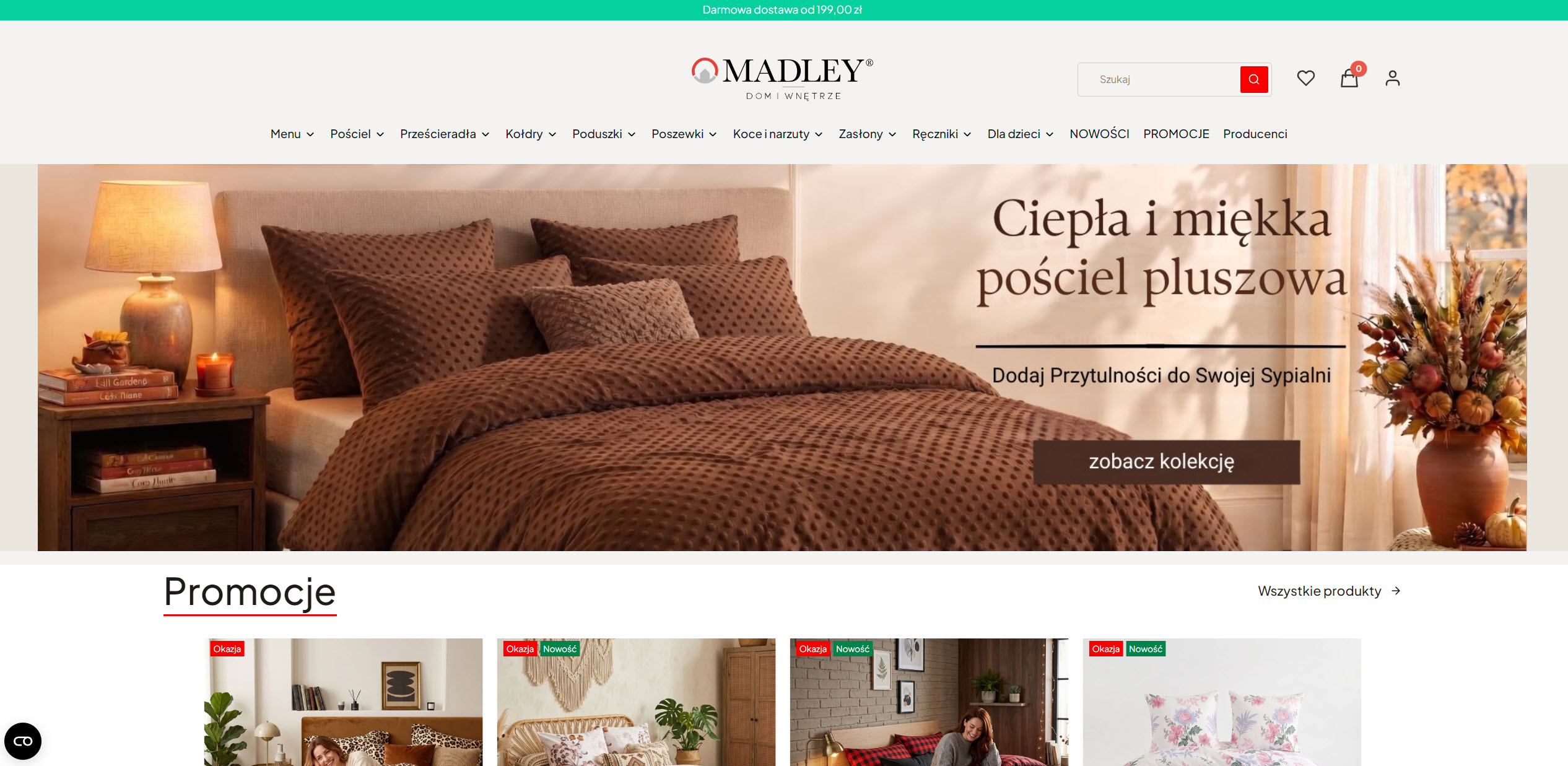 Pościel do sypialni na lato i zimę – jakie materiały sprawdzają się w różnych porach roku?