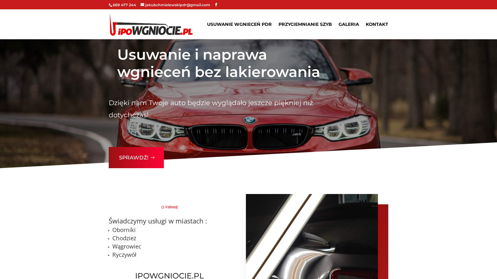 Usuwanie wgnieceń - ipowgniocie.pl